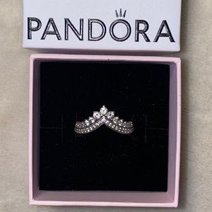 Pandora Ring - Princess Wishbone Ring